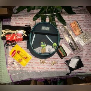 Turtles Ninja Crossbody Bag - Black